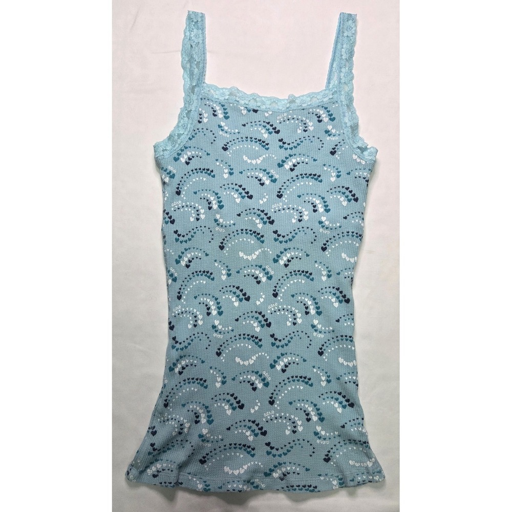 Aeropostale Vtg y2k Babydoll Tank Sz Lg Coquette Girlhoodcore Soft Girl Feminine - Picture 9 of 9